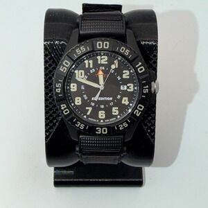Timex Expedition Watch Mens 42mm Black Indiglo WR 100M Outdoor